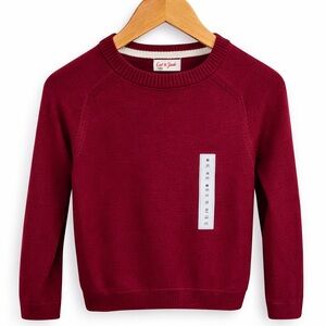 Cat & Jack Maroon Knit Sweater